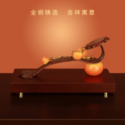 【喜迎新年】事事称心铜摆件