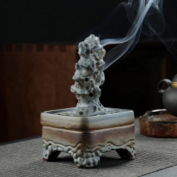 【奇石物语】陶瓷太湖石仿古香炉