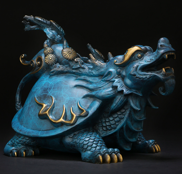 【五行补水】玄武龙龟祈福摆件