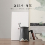 【东方禅意】釉画彩手绘陶瓷茶杯