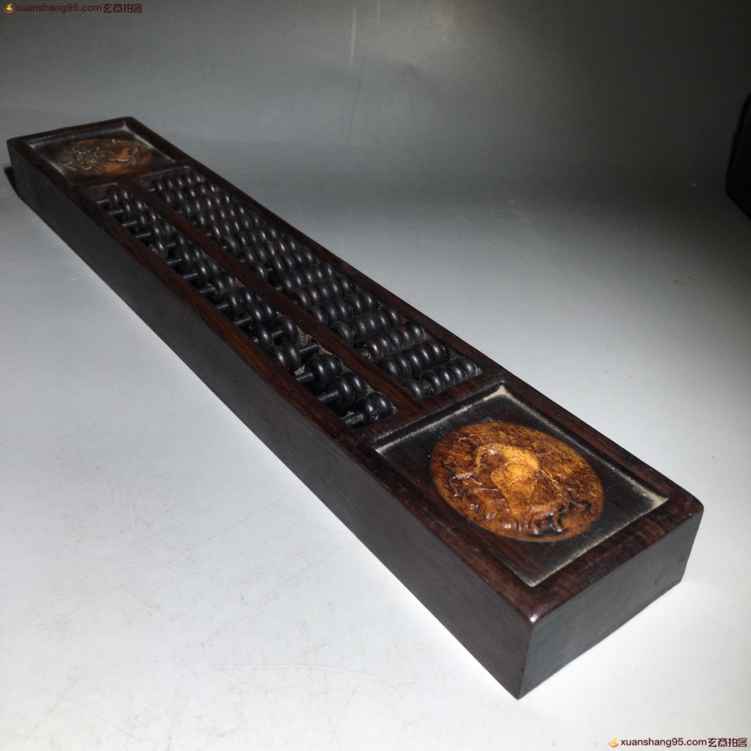 精选黑檀木 算盘